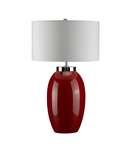 Veioza Victor 1 Light Large Table Lamp – Red