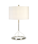 Veioza Vicenza Table Lamp – White Polished Nickel