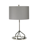 Veioza Vicenza Table Lamp – Dark Grey Polished Nickel