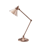 Veioza Provence 1 Light Table Lamp – Polished Copper