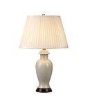 Veioza Ivory Crackle 1 Light Small Table Lamp