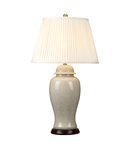 Veioza Ivory Crackle 1 Light Large Table Lamp