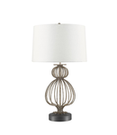 Veioza Lafitte 1 Light Table Lamp – Distressed Silver
