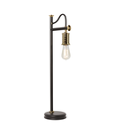 Veioza Douille 1 Light Table Lamp – Black/Polished Brass