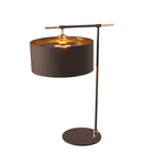 Veioza Balance 1 Light Table Lamp – Brown and Polished Brass