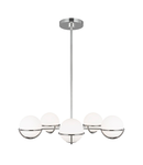 Corp de iluminat suspendat, lustra Apollo 5 Light Chandelier – Polished Nickel