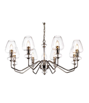 Corp de iluminat suspendat, lustra Armand 8 Light Chandelier – Polished Nickel