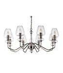 Corp de iluminat suspendat, lustra Armand 8 Light Chandelier – Polished Nickel