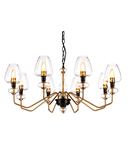 Corp de iluminat suspendat, lustra Armand 8 Light Chandelier – Aged Brass