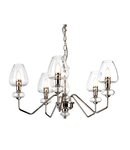 Corp de iluminat suspendat, lustra Armand 5 Light Chandelier – Polished Nickel