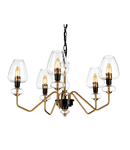 Corp de iluminat suspendat, lustra Armand 5 Light Chandelier – Aged Brass