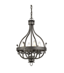 Corp de iluminat suspendat, lustra Windsor 4 Light Pendant – Graphite