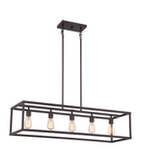 Corp de iluminat suspendat, lustra New Harbor 5 Light Island Chandelier