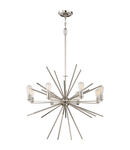 Corp de iluminat suspendat, lustra Uptown Carnegie 8 Light Chandelier – Imperial Silver