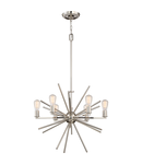 Corp de iluminat suspendat, lustra Uptown Carnegie 6 Light Chandelier – Imperial Silver