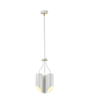 Corp de iluminat suspendat, lustra Quinto 3 Light Chandelier – White Aged Brass