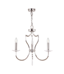 Corp de iluminat suspendat, lustra Pimlico 3 Light Chandelier – Polished Nickel