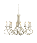 Corp de iluminat suspendat, lustra Olivia 8 Light Chandelier – Ivory/Gold