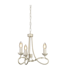 Corp de iluminat suspendat, lustra Olivia 3 Light Chandelier – Ivory/Gold