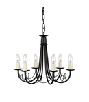 Corp de iluminat suspendat, lustra Minster 6 Light Chandelier – Black