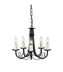 Corp de iluminat suspendat, lustra Minster 5 Light Chandelier – Black