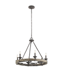 Corp de iluminat suspendat, lustra Taulbee 6 Light Chandelier