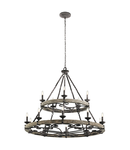 Corp de iluminat suspendat, lustra Taulbee 15 Light Chandelier