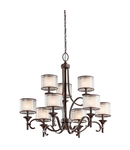 Corp de iluminat suspendat, lustra Lacey 9 Light Chandelier