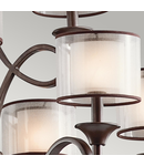 Corp de iluminat suspendat, lustra Lacey 9 Light Chandelier