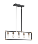 Corp de iluminat suspendat, lustra Imahn 5 Light Linear Chandelier