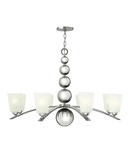 Corp de iluminat suspendat, lustra Zelda 8 Light Chandelier – Polished Nickel