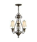 Corp de iluminat suspendat, lustra Plantation 3 Light Chandelier Pearl Bronze