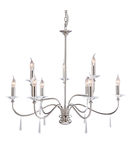 Corp de iluminat suspendat, lustra Finsbury Park 9 Light Chandelier – Polished Nickel