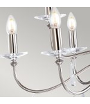 Corp de iluminat suspendat, lustra Finsbury Park 9 Light Chandelier – Polished Nickel