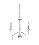 Corp de iluminat suspendat, lustra Finsbury Park 3 Light Chandelier – Polished Nickel