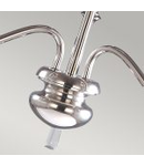 Corp de iluminat suspendat, lustra Finsbury Park 3 Light Chandelier – Polished Nickel