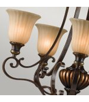 Corp de iluminat suspendat, lustra Kelham Hall 5 Light Up Light Chandelier