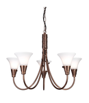 Corp de iluminat suspendat, lustra Emily 5 Light Chandelier – Copper