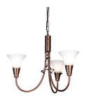 Corp de iluminat suspendat, lustra Emily 3 Light Chandelier – Copper