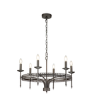 Corp de iluminat suspendat, lustra Crown 6 Light Chandelier