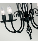 Corp de iluminat suspendat, lustra Artisan 5 Light Chandelier – Black