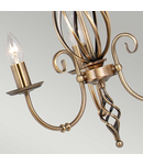 Corp de iluminat suspendat, lustra Artisan 3 Light Chandelier – Aged Brass