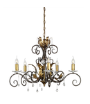 Corp de iluminat suspendat, lustra Amarilli 5 Light Chandelier – Bronze/Gold