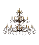 Corp de iluminat suspendat, lustra Amarilli 15 Light Chandelier – Bronze