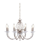 Corp de iluminat suspendat, lustra Aegean 8 Light Chandelier – Polished Nickel