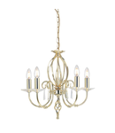 Corp de iluminat suspendat, lustra Aegean 5 Light Chandelier – Polished Brass