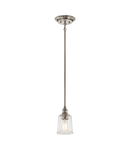 Lampa suspendata Waverly 1 Light Mini Pendant – Classic Pewter