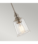 Lampa suspendata Waverly 1 Light Mini Pendant – Classic Pewter