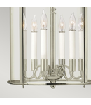 Lampa suspendata Gentry 6 Light Large Pendant – Polished Nickel