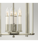 Lampa suspendata Gentry 4 Light Medium Pendant – Polished Nickel